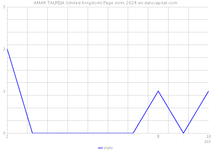AMAR TALREJA (United Kingdom) Page visits 2024 