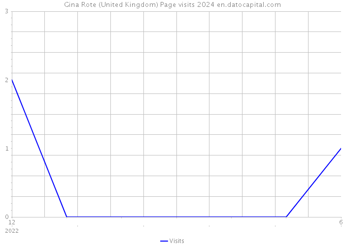 Gina Rote (United Kingdom) Page visits 2024 