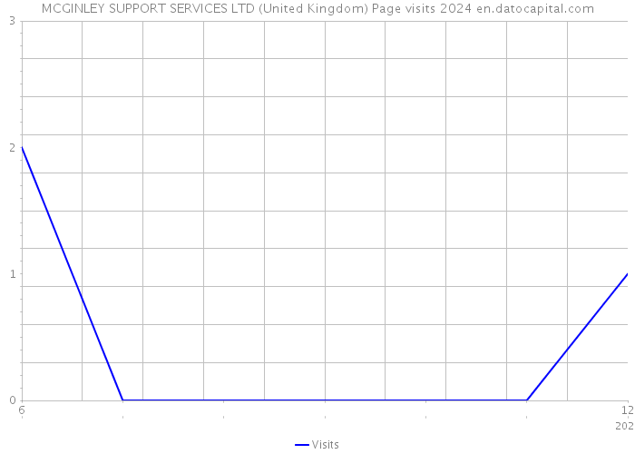 MCGINLEY SUPPORT SERVICES LTD (United Kingdom) Page visits 2024 