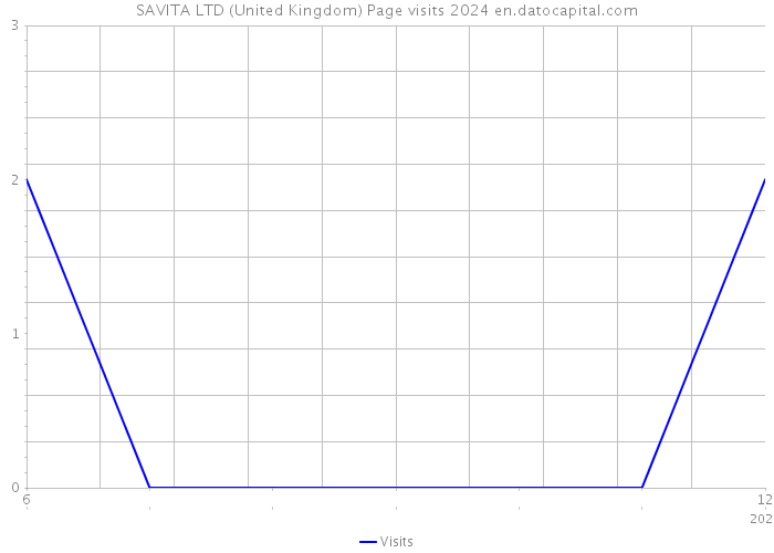 SAVITA LTD (United Kingdom) Page visits 2024 