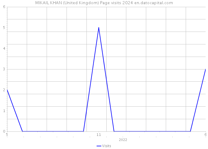 MIKAIL KHAN (United Kingdom) Page visits 2024 