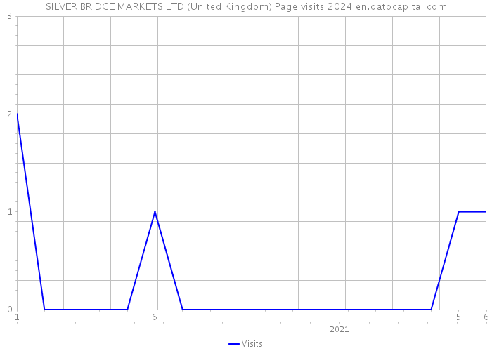 SILVER BRIDGE MARKETS LTD (United Kingdom) Page visits 2024 