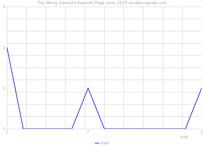 Tsu Wong (United Kingdom) Page visits 2024 
