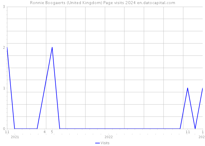 Ronnie Boogaerts (United Kingdom) Page visits 2024 