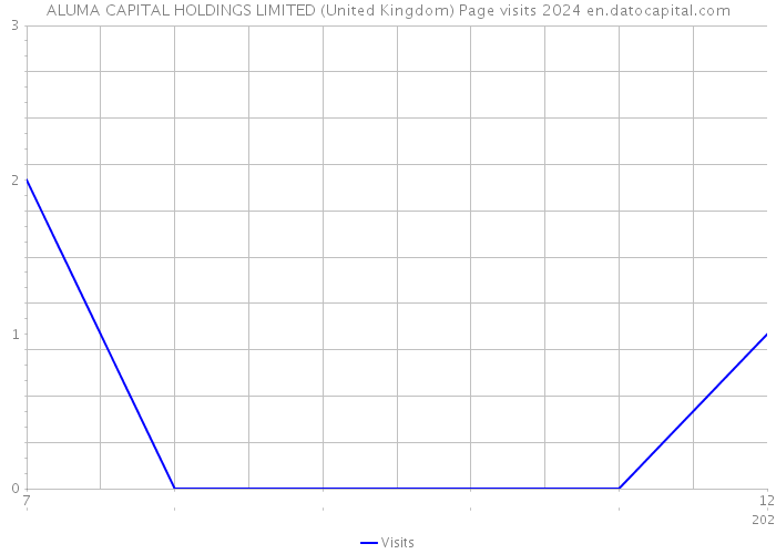 ALUMA CAPITAL HOLDINGS LIMITED (United Kingdom) Page visits 2024 