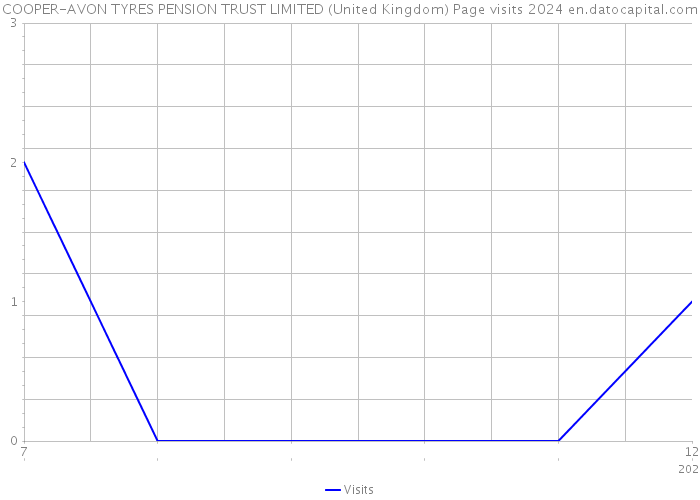 COOPER-AVON TYRES PENSION TRUST LIMITED (United Kingdom) Page visits 2024 