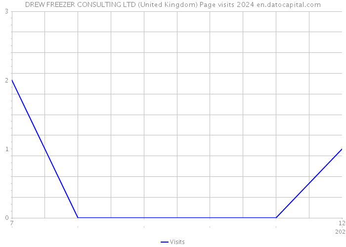 DREW FREEZER CONSULTING LTD (United Kingdom) Page visits 2024 