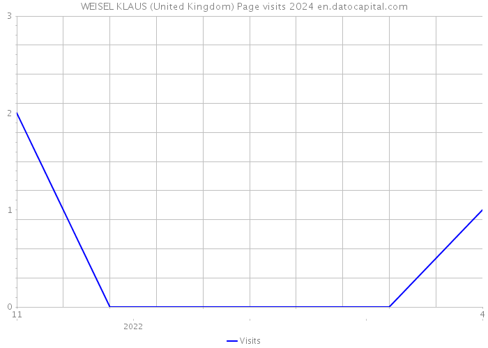 WEISEL KLAUS (United Kingdom) Page visits 2024 