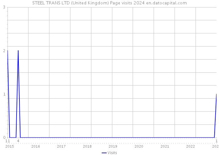 STEEL TRANS LTD (United Kingdom) Page visits 2024 
