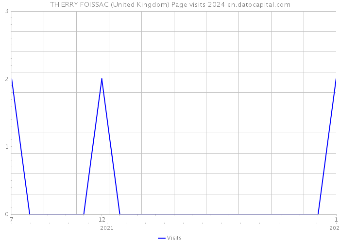 THIERRY FOISSAC (United Kingdom) Page visits 2024 
