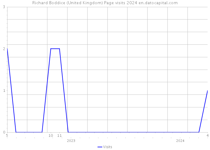 Richard Boddice (United Kingdom) Page visits 2024 