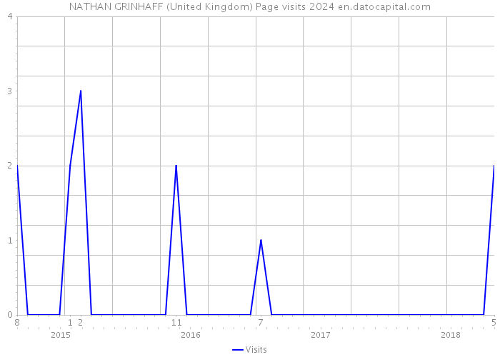 NATHAN GRINHAFF (United Kingdom) Page visits 2024 