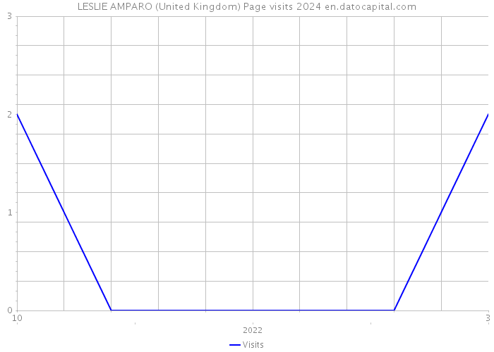 LESLIE AMPARO (United Kingdom) Page visits 2024 