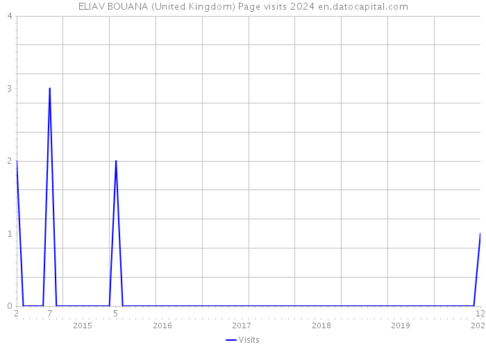 ELIAV BOUANA (United Kingdom) Page visits 2024 