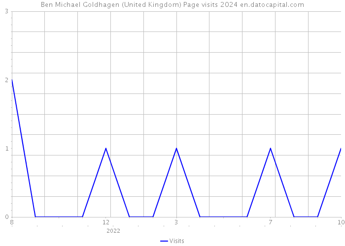 Ben Michael Goldhagen (United Kingdom) Page visits 2024 