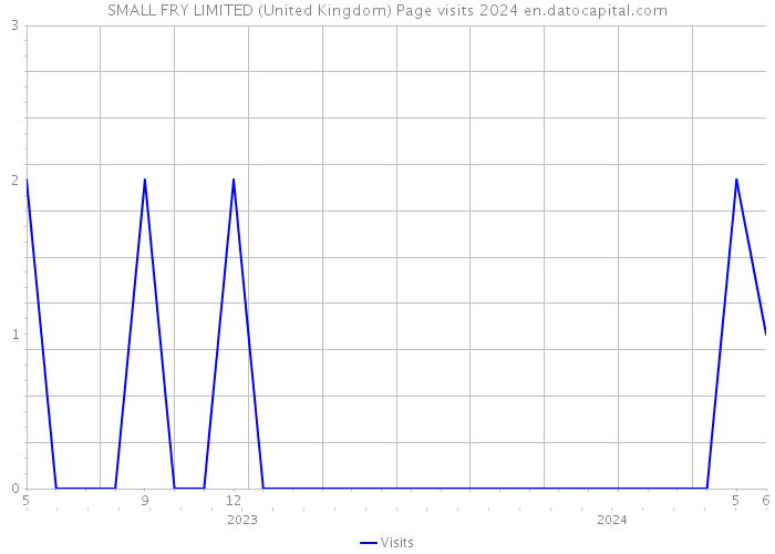 SMALL FRY LIMITED (United Kingdom) Page visits 2024 