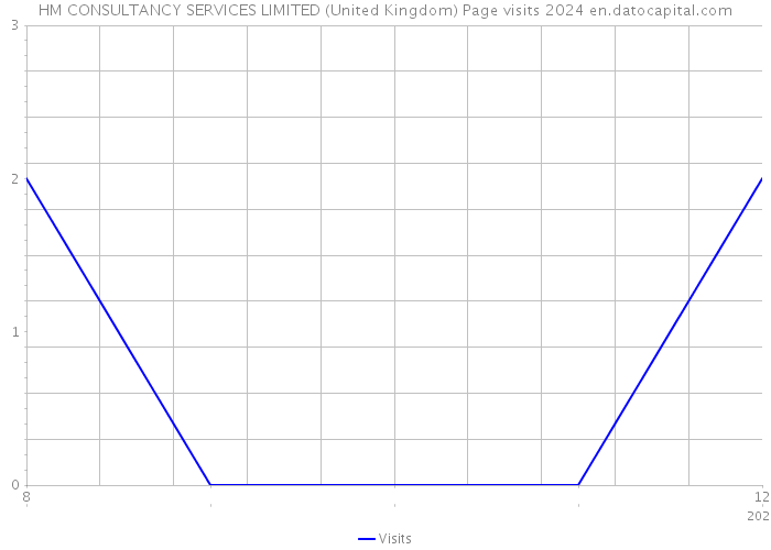 HM CONSULTANCY SERVICES LIMITED (United Kingdom) Page visits 2024 