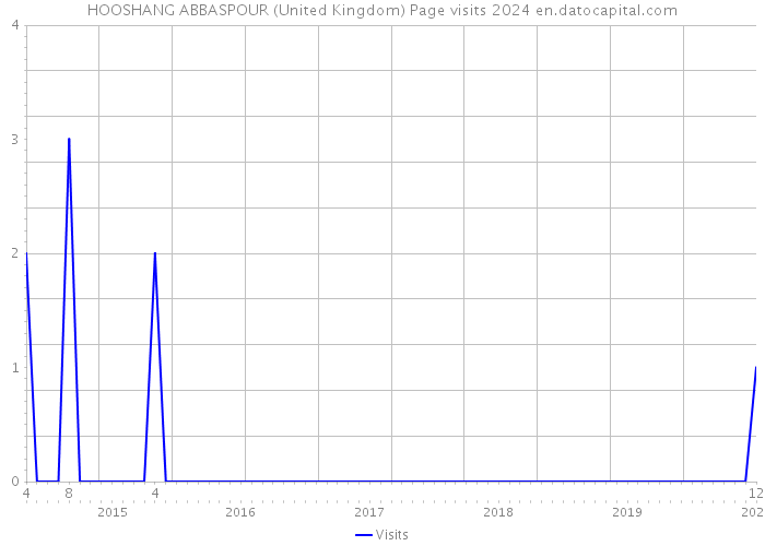 HOOSHANG ABBASPOUR (United Kingdom) Page visits 2024 