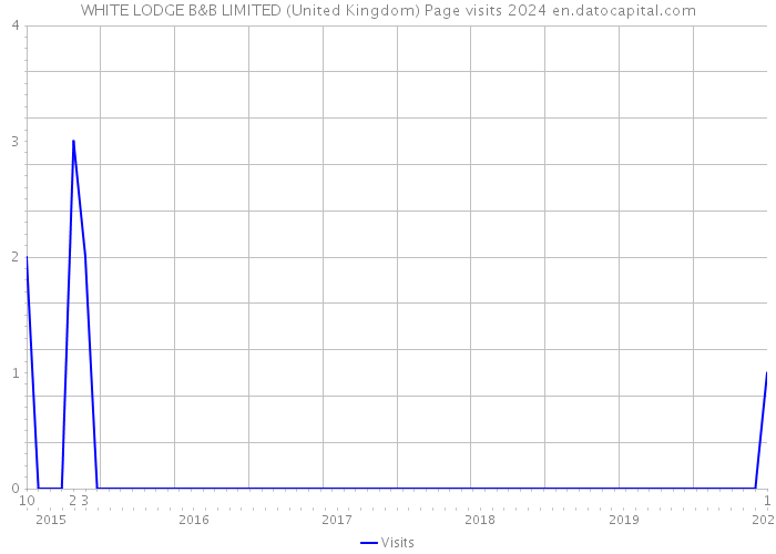 WHITE LODGE B&B LIMITED (United Kingdom) Page visits 2024 