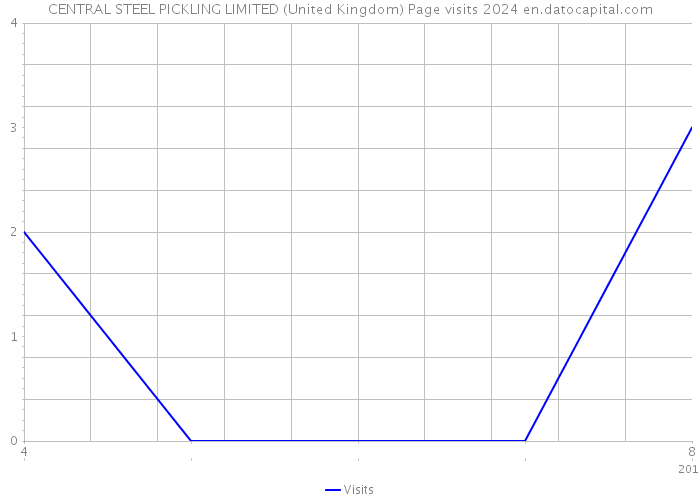 CENTRAL STEEL PICKLING LIMITED (United Kingdom) Page visits 2024 