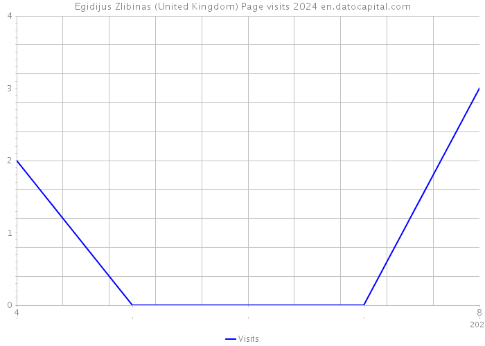 Egidijus Zlibinas (United Kingdom) Page visits 2024 