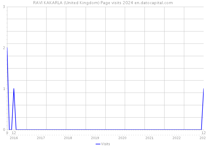 RAVI KAKARLA (United Kingdom) Page visits 2024 