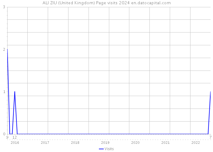 ALI ZIU (United Kingdom) Page visits 2024 
