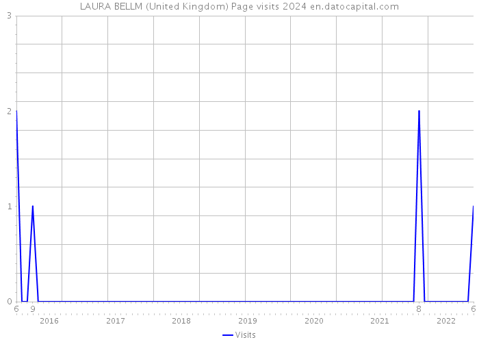 LAURA BELLM (United Kingdom) Page visits 2024 