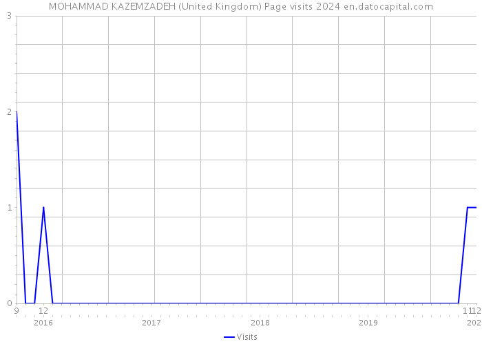 MOHAMMAD KAZEMZADEH (United Kingdom) Page visits 2024 
