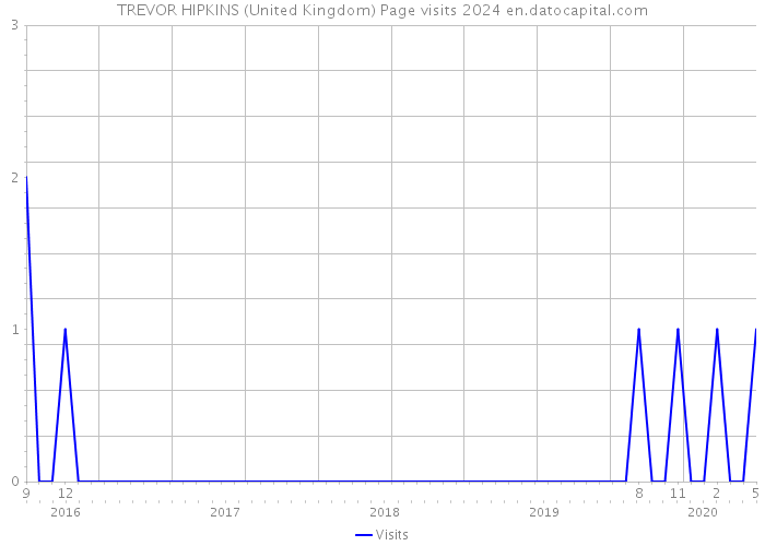 TREVOR HIPKINS (United Kingdom) Page visits 2024 