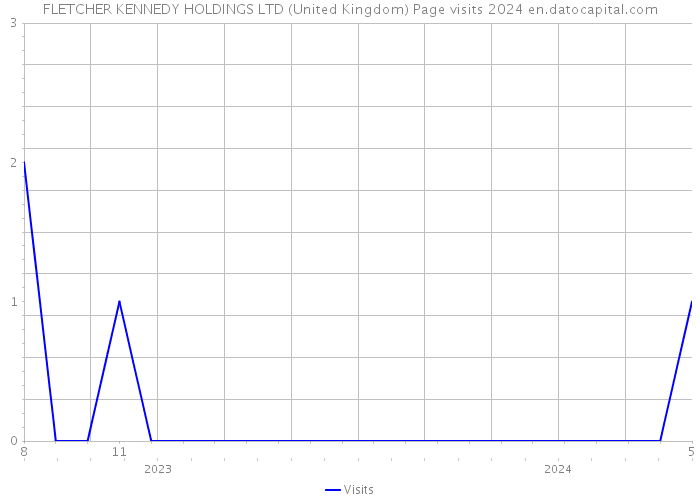 FLETCHER KENNEDY HOLDINGS LTD (United Kingdom) Page visits 2024 