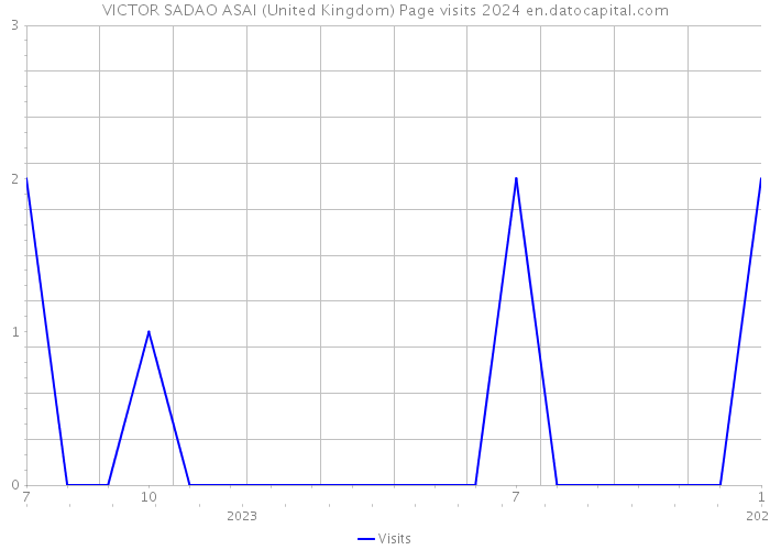 VICTOR SADAO ASAI (United Kingdom) Page visits 2024 