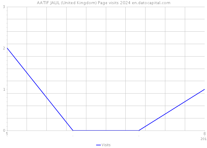 AATIF JALIL (United Kingdom) Page visits 2024 