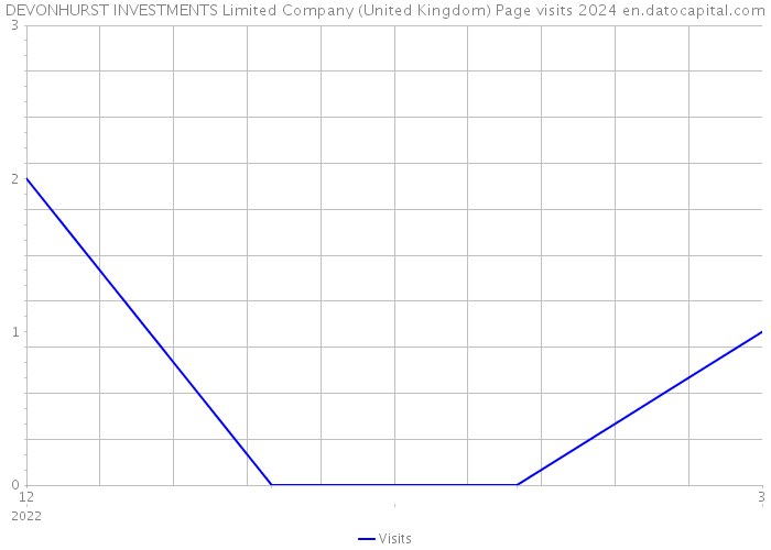 DEVONHURST INVESTMENTS Limited Company (United Kingdom) Page visits 2024 