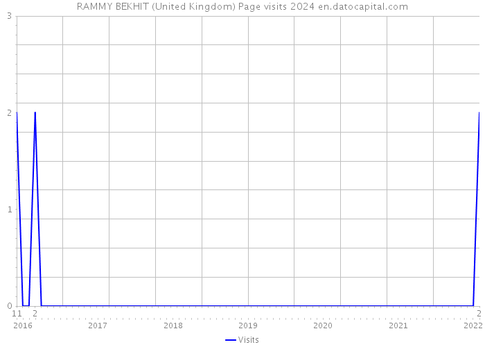 RAMMY BEKHIT (United Kingdom) Page visits 2024 