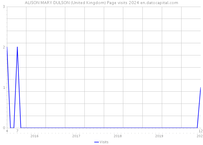 ALISON MARY DULSON (United Kingdom) Page visits 2024 