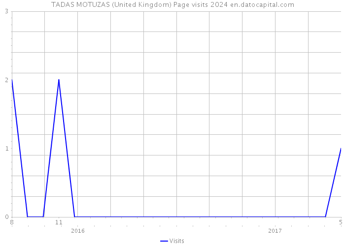 TADAS MOTUZAS (United Kingdom) Page visits 2024 