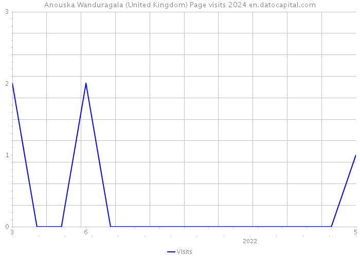 Anouska Wanduragala (United Kingdom) Page visits 2024 