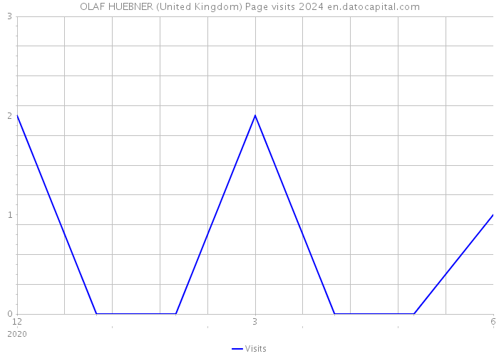 OLAF HUEBNER (United Kingdom) Page visits 2024 