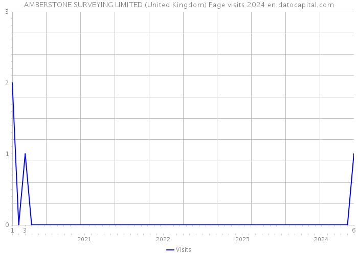 AMBERSTONE SURVEYING LIMITED (United Kingdom) Page visits 2024 