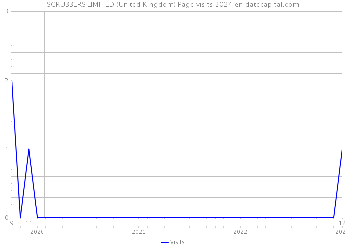 SCRUBBERS LIMITED (United Kingdom) Page visits 2024 