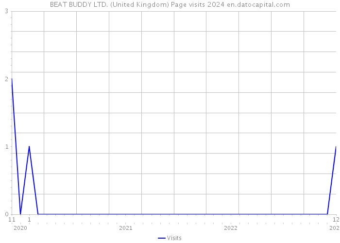 BEAT BUDDY LTD. (United Kingdom) Page visits 2024 