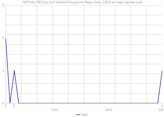 VIRTUAL RECALL LLP (United Kingdom) Page visits 2024 