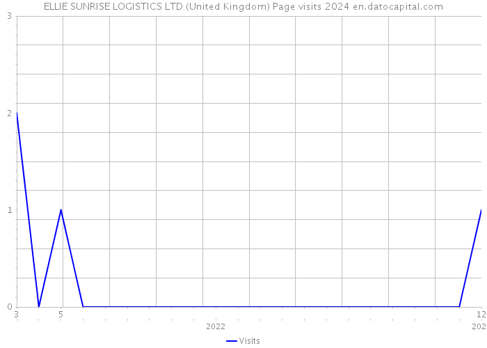 ELLIE SUNRISE LOGISTICS LTD (United Kingdom) Page visits 2024 
