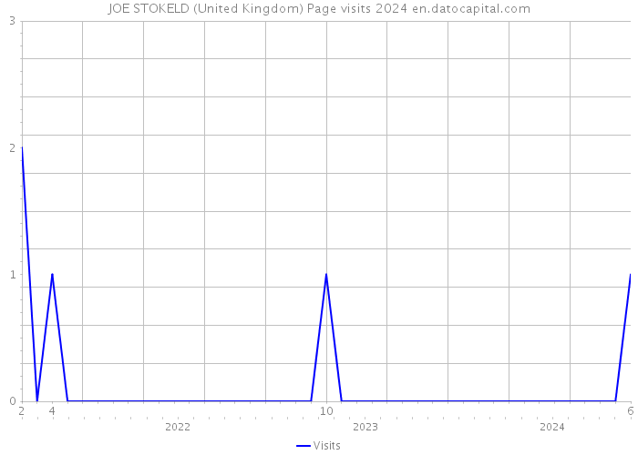 JOE STOKELD (United Kingdom) Page visits 2024 
