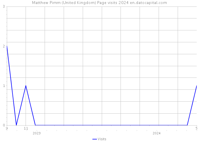 Matthew Pimm (United Kingdom) Page visits 2024 