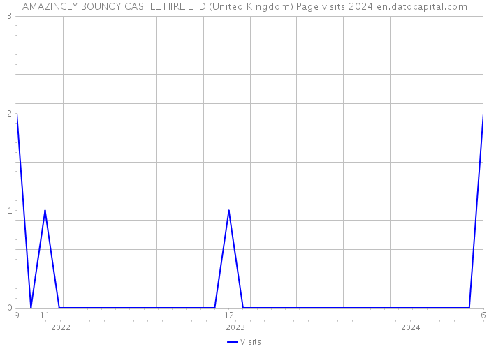AMAZINGLY BOUNCY CASTLE HIRE LTD (United Kingdom) Page visits 2024 