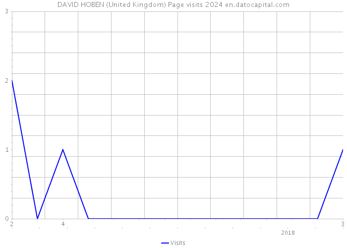 DAVID HOBEN (United Kingdom) Page visits 2024 