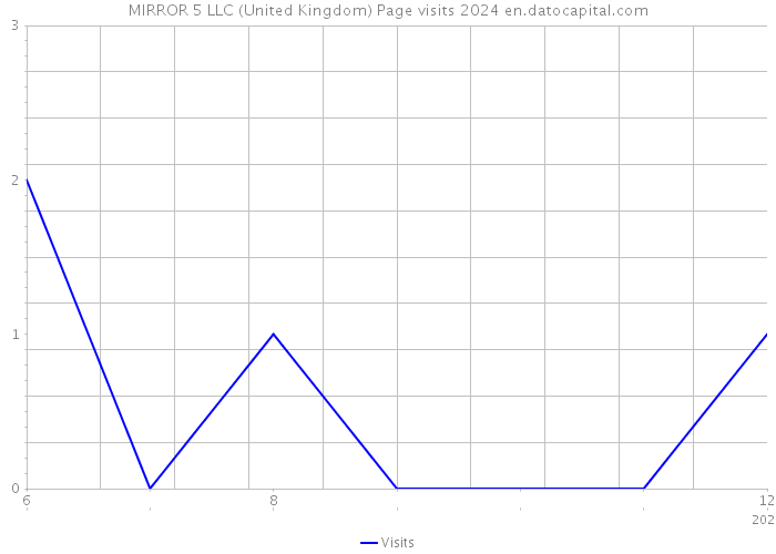 MIRROR 5 LLC (United Kingdom) Page visits 2024 