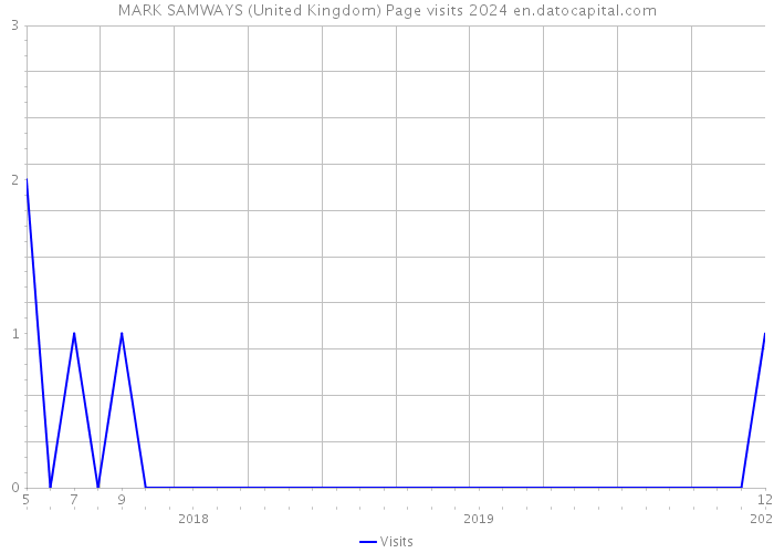 MARK SAMWAYS (United Kingdom) Page visits 2024 